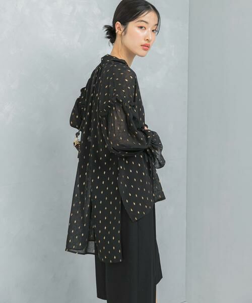 URBAN RESEARCH ROSSO / アーバンリサーチ ロッソ シャツ・ブラウス | ラメシアーギャザーボリュームブラウス | 詳細3