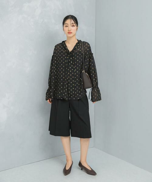 URBAN RESEARCH ROSSO / アーバンリサーチ ロッソ シャツ・ブラウス | ラメシアーギャザーボリュームブラウス | 詳細4