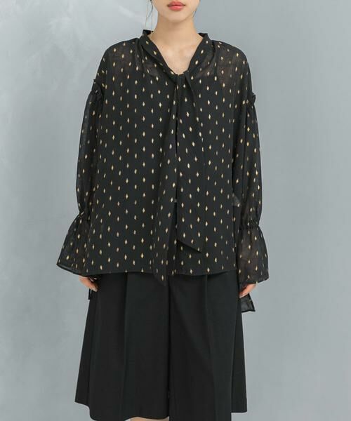 URBAN RESEARCH ROSSO / アーバンリサーチ ロッソ シャツ・ブラウス | ラメシアーギャザーボリュームブラウス | 詳細7