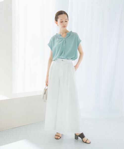 URBAN RESEARCH ROSSO / アーバンリサーチ ロッソ シャツ・ブラウス | 『WEB限定』シャーリングスキッパーブラウス | 詳細4