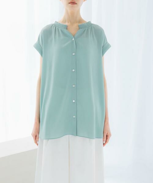 URBAN RESEARCH ROSSO / アーバンリサーチ ロッソ シャツ・ブラウス | 『WEB限定』シャーリングスキッパーブラウス | 詳細5