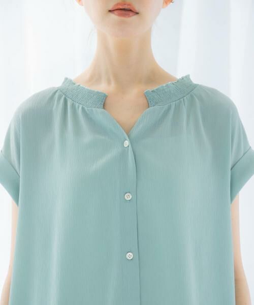 URBAN RESEARCH ROSSO / アーバンリサーチ ロッソ シャツ・ブラウス | 『WEB限定』シャーリングスキッパーブラウス | 詳細8