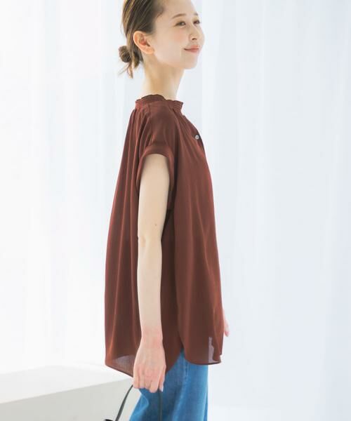 URBAN RESEARCH ROSSO / アーバンリサーチ ロッソ シャツ・ブラウス | 『WEB限定』シャーリングスキッパーブラウス | 詳細20