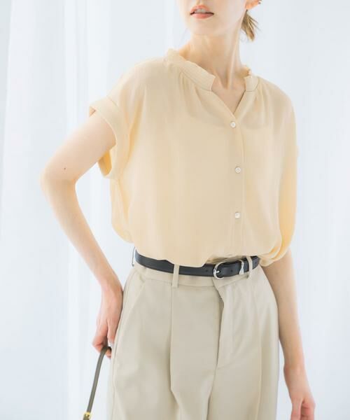 URBAN RESEARCH ROSSO / アーバンリサーチ ロッソ シャツ・ブラウス | 『WEB限定』シャーリングスキッパーブラウス | 詳細28
