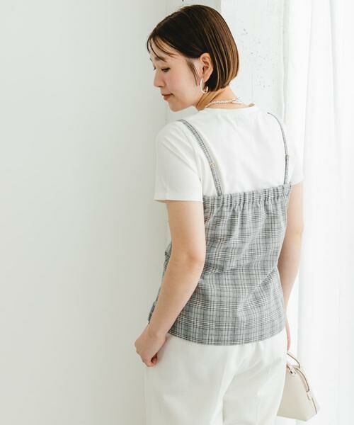 URBAN RESEARCH ROSSO / アーバンリサーチ ロッソ Tシャツ | F by ROSSO　リネン混ビスチェ+半袖Tシャツ | 詳細10