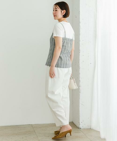 URBAN RESEARCH ROSSO / アーバンリサーチ ロッソ Tシャツ | F by ROSSO　リネン混ビスチェ+半袖Tシャツ | 詳細12