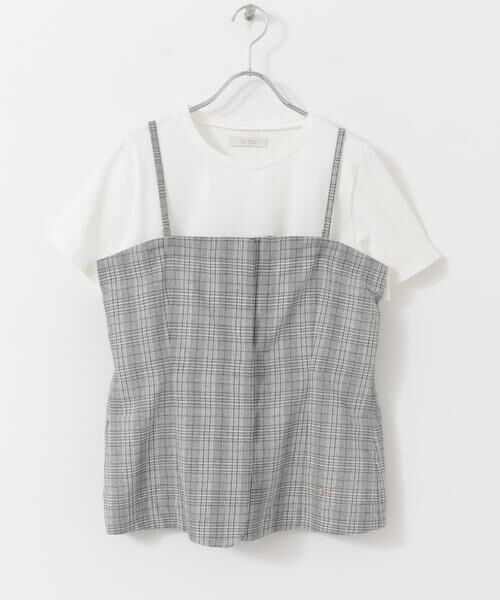 URBAN RESEARCH ROSSO / アーバンリサーチ ロッソ Tシャツ | F by ROSSO　リネン混ビスチェ+半袖Tシャツ | 詳細15