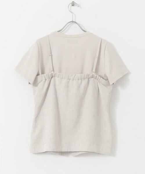 URBAN RESEARCH ROSSO / アーバンリサーチ ロッソ Tシャツ | F by ROSSO　リネン混ビスチェ+半袖Tシャツ | 詳細30