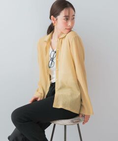 URBAN RESEARCH ROSSO / アーバンリサーチ ロッソ シャツ・ブラウス | F by ROSSO　楊柳シアーシャツ