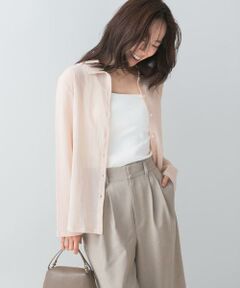 URBAN RESEARCH ROSSO / アーバンリサーチ ロッソ シャツ・ブラウス | F by ROSSO　楊柳シアーシャツ