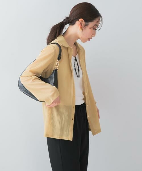 URBAN RESEARCH ROSSO / アーバンリサーチ ロッソ シャツ・ブラウス | F by ROSSO　楊柳シアーシャツ | 詳細3