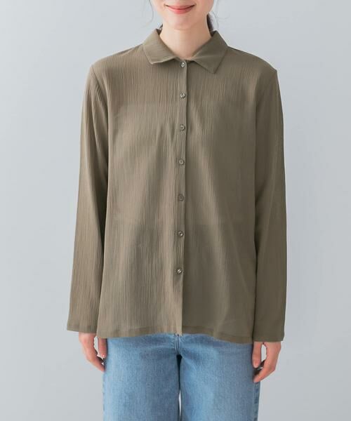 URBAN RESEARCH ROSSO / アーバンリサーチ ロッソ シャツ・ブラウス | F by ROSSO　楊柳シアーシャツ | 詳細25