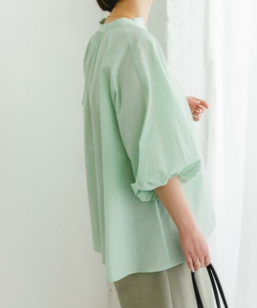 URBAN RESEARCH ROSSO / アーバンリサーチ ロッソ シャツ・ブラウス | 『UR TECH』F by ROSSO　イージーリネンボリュームブラウス | 詳細7