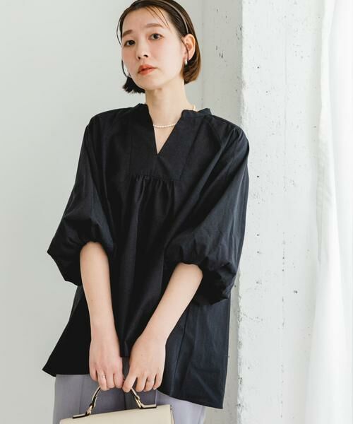 URBAN RESEARCH ROSSO / アーバンリサーチ ロッソ シャツ・ブラウス | 『UR TECH』F by ROSSO　イージーリネンボリュームブラウス | 詳細18