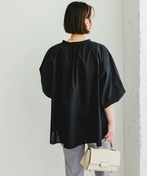 URBAN RESEARCH ROSSO / アーバンリサーチ ロッソ シャツ・ブラウス | 『UR TECH』F by ROSSO　イージーリネンボリュームブラウス | 詳細20