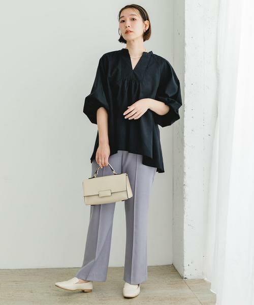 URBAN RESEARCH ROSSO / アーバンリサーチ ロッソ シャツ・ブラウス | 『UR TECH』F by ROSSO　イージーリネンボリュームブラウス | 詳細21