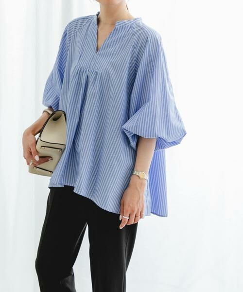 URBAN RESEARCH ROSSO / アーバンリサーチ ロッソ シャツ・ブラウス | 『UR TECH』F by ROSSO　イージーリネンボリュームブラウス | 詳細29