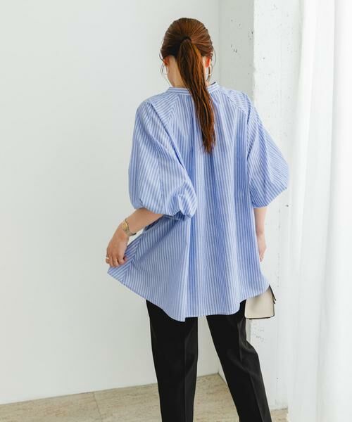 URBAN RESEARCH ROSSO / アーバンリサーチ ロッソ シャツ・ブラウス | 『UR TECH』F by ROSSO　イージーリネンボリュームブラウス | 詳細30