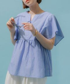 URBAN RESEARCH ROSSO / アーバンリサーチ ロッソ シャツ・ブラウス | 『UR TECH』F by ROSSO　スクエアスリーブブラウス