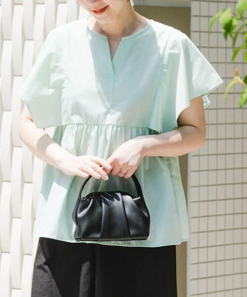 URBAN RESEARCH ROSSO / アーバンリサーチ ロッソ シャツ・ブラウス | 『UR TECH』F by ROSSO　スクエアスリーブブラウス | 詳細1