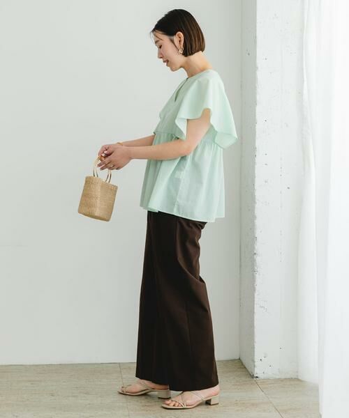 URBAN RESEARCH ROSSO / アーバンリサーチ ロッソ シャツ・ブラウス | 『UR TECH』F by ROSSO　スクエアスリーブブラウス | 詳細8