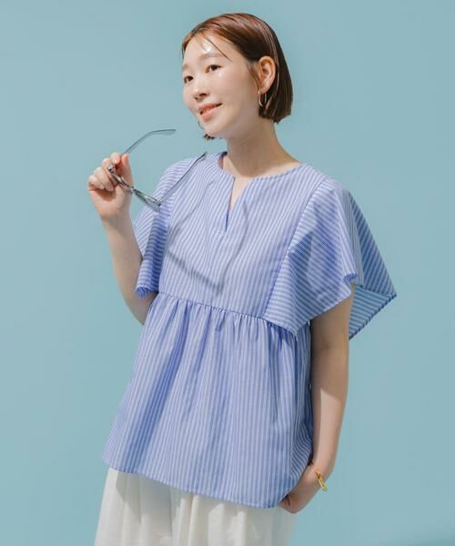 URBAN RESEARCH ROSSO / アーバンリサーチ ロッソ シャツ・ブラウス | 『UR TECH』F by ROSSO　スクエアスリーブブラウス | 詳細26