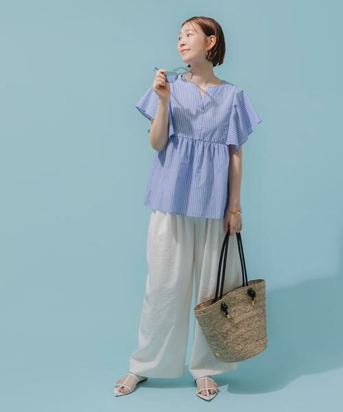 URBAN RESEARCH ROSSO / アーバンリサーチ ロッソ シャツ・ブラウス | 『UR TECH』F by ROSSO　スクエアスリーブブラウス | 詳細28