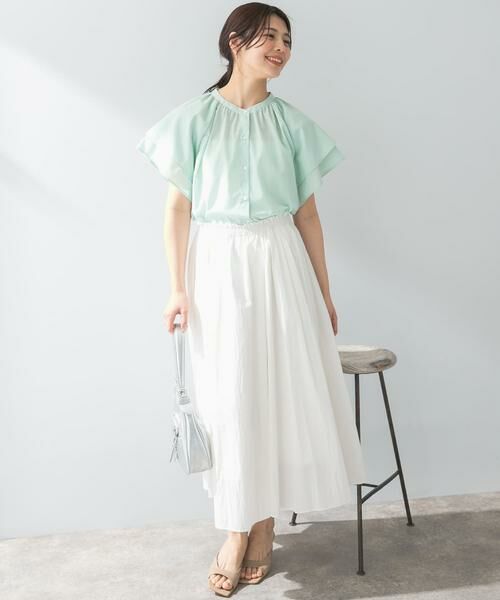 URBAN RESEARCH ROSSO / アーバンリサーチ ロッソ シャツ・ブラウス | リンネル8月号掲載『UR TECH』F by ROSSO　フレアスリーブブラウス | 詳細2