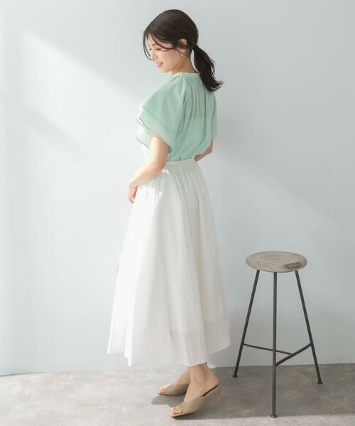 URBAN RESEARCH ROSSO / アーバンリサーチ ロッソ シャツ・ブラウス | リンネル8月号掲載『UR TECH』F by ROSSO　フレアスリーブブラウス | 詳細3