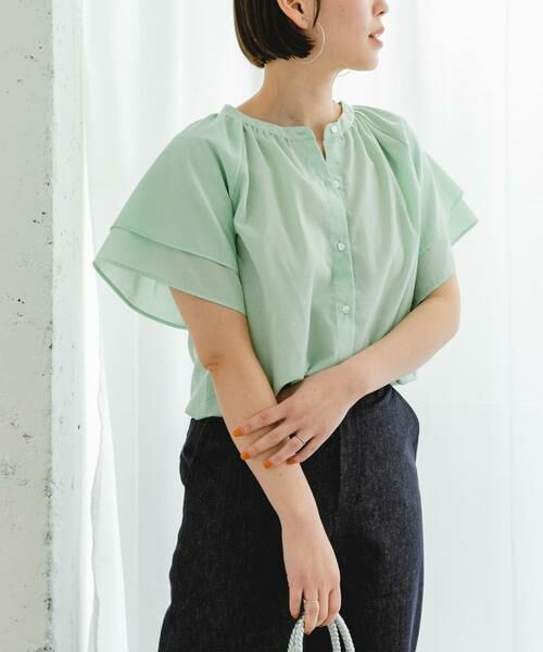 URBAN RESEARCH ROSSO / アーバンリサーチ ロッソ シャツ・ブラウス | リンネル8月号掲載『UR TECH』F by ROSSO　フレアスリーブブラウス | 詳細5