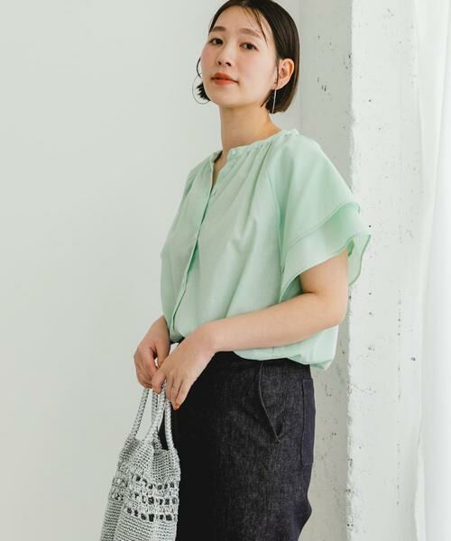 URBAN RESEARCH ROSSO / アーバンリサーチ ロッソ シャツ・ブラウス | リンネル8月号掲載『UR TECH』F by ROSSO　フレアスリーブブラウス | 詳細6