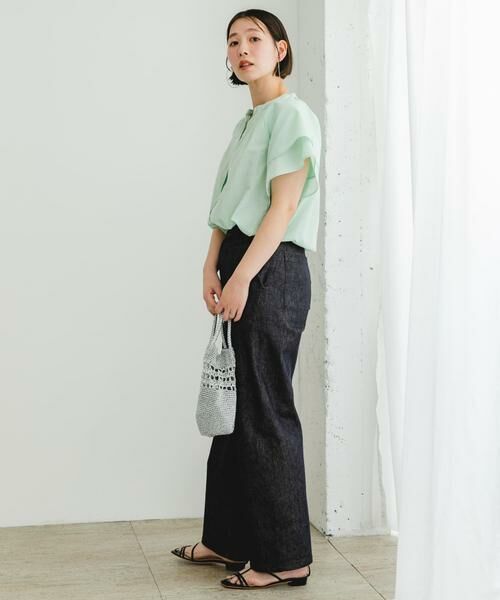 URBAN RESEARCH ROSSO / アーバンリサーチ ロッソ シャツ・ブラウス | リンネル8月号掲載『UR TECH』F by ROSSO　フレアスリーブブラウス | 詳細8