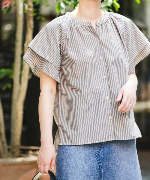 URBAN RESEARCH ROSSO / アーバンリサーチ ロッソ シャツ・ブラウス | リンネル8月号掲載『UR TECH』F by ROSSO　フレアスリーブブラウス | 詳細12