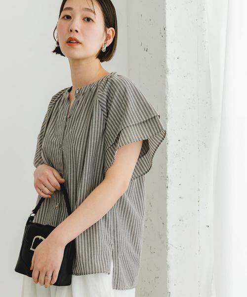 URBAN RESEARCH ROSSO / アーバンリサーチ ロッソ シャツ・ブラウス | リンネル8月号掲載『UR TECH』F by ROSSO　フレアスリーブブラウス | 詳細15