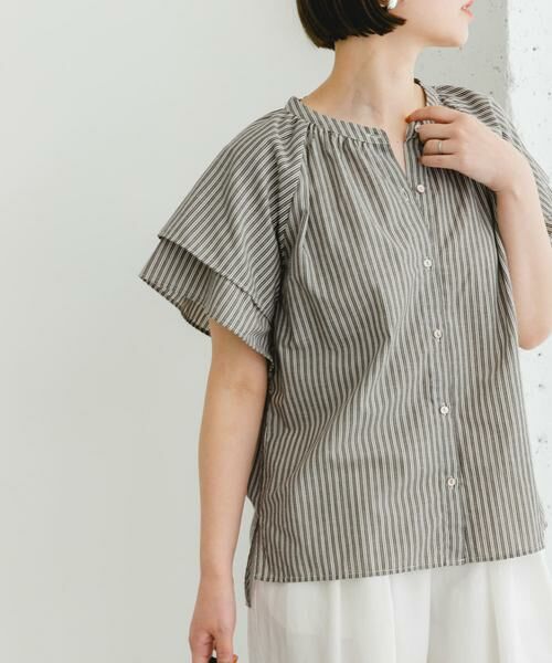 URBAN RESEARCH ROSSO / アーバンリサーチ ロッソ シャツ・ブラウス | リンネル8月号掲載『UR TECH』F by ROSSO　フレアスリーブブラウス | 詳細16