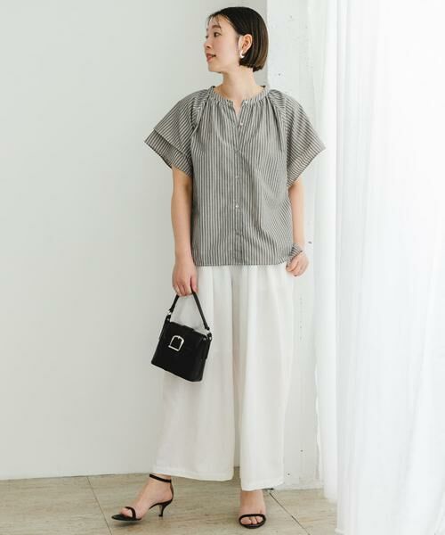 URBAN RESEARCH ROSSO / アーバンリサーチ ロッソ シャツ・ブラウス | リンネル8月号掲載『UR TECH』F by ROSSO　フレアスリーブブラウス | 詳細18