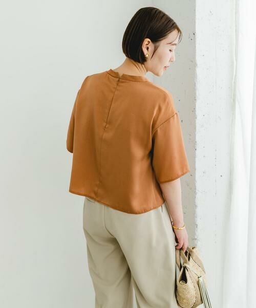 URBAN RESEARCH ROSSO / アーバンリサーチ ロッソ シャツ・ブラウス | F by ROSSO　ウォッシャブルサテンTシャツ | 詳細2