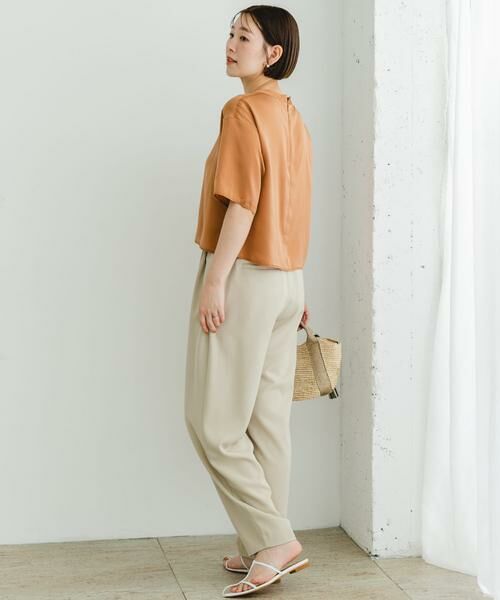 URBAN RESEARCH ROSSO / アーバンリサーチ ロッソ シャツ・ブラウス | F by ROSSO　ウォッシャブルサテンTシャツ | 詳細4