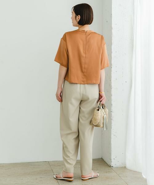 URBAN RESEARCH ROSSO / アーバンリサーチ ロッソ シャツ・ブラウス | F by ROSSO　ウォッシャブルサテンTシャツ | 詳細5