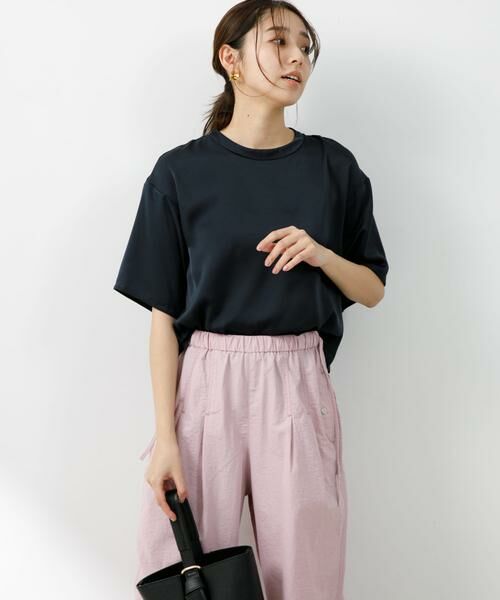URBAN RESEARCH ROSSO / アーバンリサーチ ロッソ シャツ・ブラウス | F by ROSSO　ウォッシャブルサテンTシャツ | 詳細8