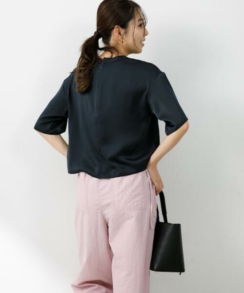 URBAN RESEARCH ROSSO / アーバンリサーチ ロッソ シャツ・ブラウス | F by ROSSO　ウォッシャブルサテンTシャツ | 詳細9