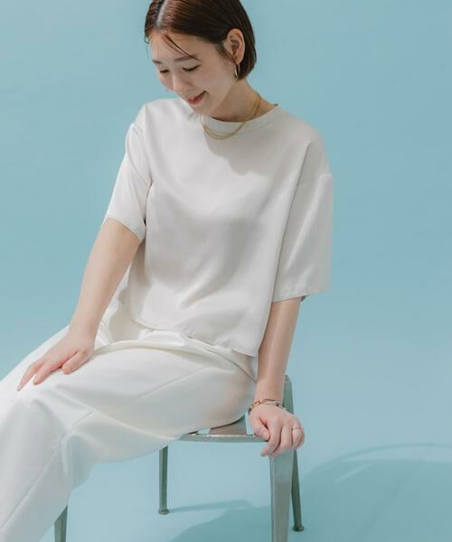 URBAN RESEARCH ROSSO / アーバンリサーチ ロッソ シャツ・ブラウス | F by ROSSO　ウォッシャブルサテンTシャツ | 詳細22