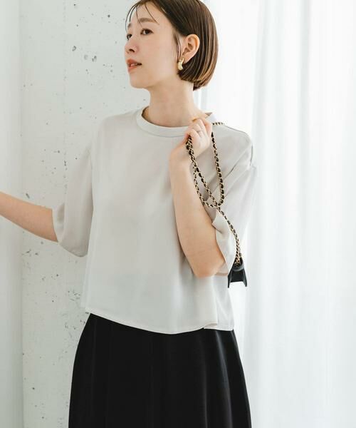 URBAN RESEARCH ROSSO / アーバンリサーチ ロッソ シャツ・ブラウス | F by ROSSO　ウォッシャブルサテンTシャツ | 詳細23