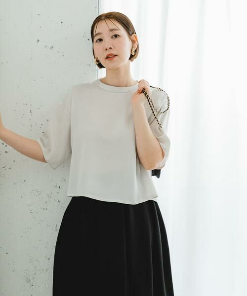 URBAN RESEARCH ROSSO / アーバンリサーチ ロッソ シャツ・ブラウス | F by ROSSO　ウォッシャブルサテンTシャツ | 詳細24