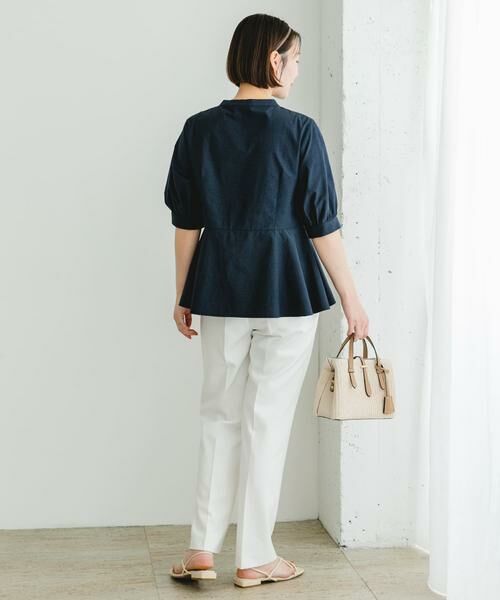 URBAN RESEARCH ROSSO / アーバンリサーチ ロッソ シャツ・ブラウス | F by ROSSO　スタンドカラーペプラムブラウス | 詳細6