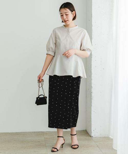 URBAN RESEARCH ROSSO / アーバンリサーチ ロッソ シャツ・ブラウス | F by ROSSO　スタンドカラーペプラムブラウス | 詳細16