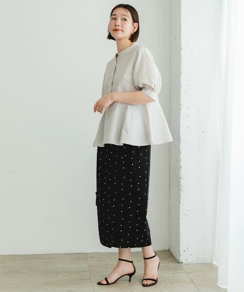 URBAN RESEARCH ROSSO / アーバンリサーチ ロッソ シャツ・ブラウス | F by ROSSO　スタンドカラーペプラムブラウス | 詳細17