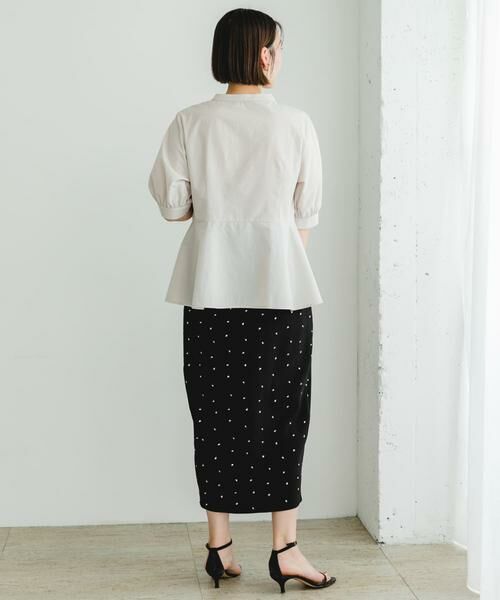 URBAN RESEARCH ROSSO / アーバンリサーチ ロッソ シャツ・ブラウス | F by ROSSO　スタンドカラーペプラムブラウス | 詳細18