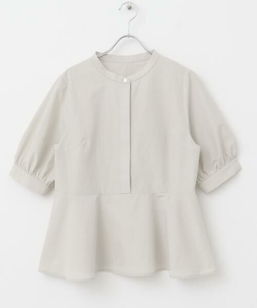 URBAN RESEARCH ROSSO / アーバンリサーチ ロッソ シャツ・ブラウス | F by ROSSO　スタンドカラーペプラムブラウス | 詳細19
