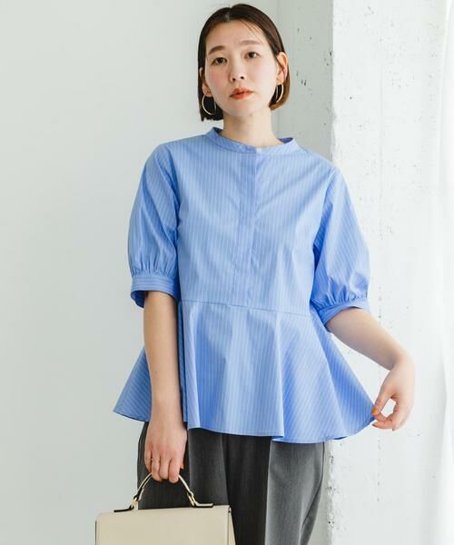 URBAN RESEARCH ROSSO / アーバンリサーチ ロッソ シャツ・ブラウス | F by ROSSO　スタンドカラーペプラムブラウス | 詳細25